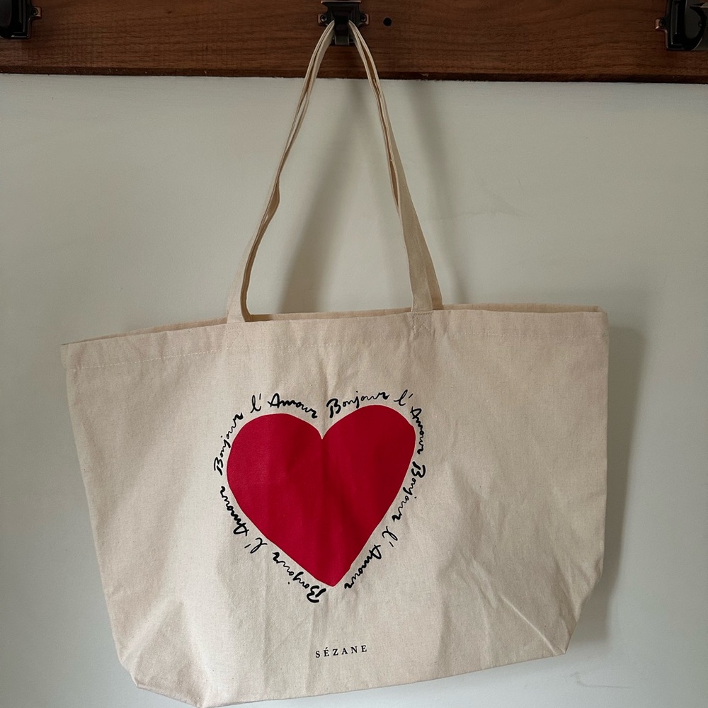 Sezane Tote Bag - Bonjour l’amour